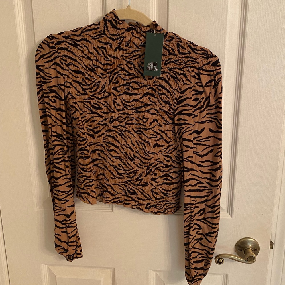 Animal print shirt